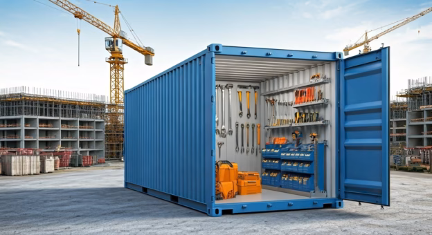Construction Site Efficiency: Why Containers Streamline Storage on the Build Site